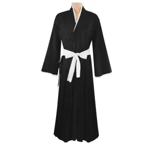 Bleach Shinigami Cosplay Costume – Kuchiki Rukia & Kurosaki Ichigo Kimono Outfit