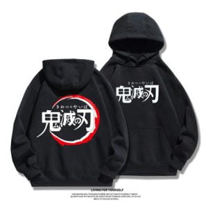 Classic Black Demon Slayer Hoodie