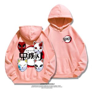 Pink Demon Slayer Hoodie