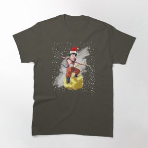 Goku Christmas Holiday Anime T-Shirt