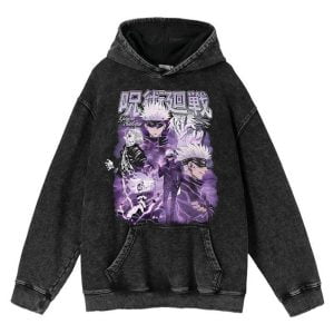 Ryomen Sukuna Black Jujutsu Kaisen Hoodie